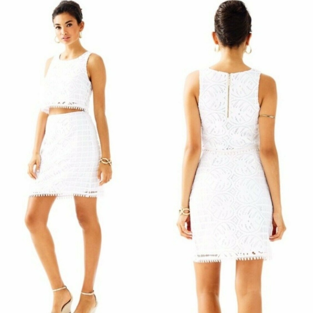 *NWT* Lilly Pulitzer Reid Crop Top & Skirt